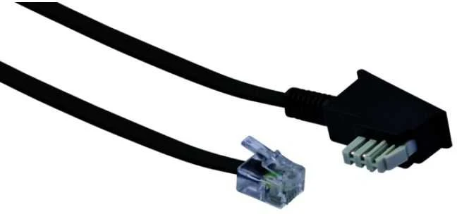 Schwaiger Kabelis telefoniczny TAE-N -> RJ11 6P4C 10m (TAL6237533)