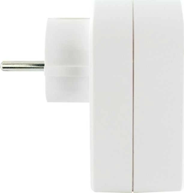 Schwaiger Schwaiger USB Ladeadapter 230V mit Steckdose baltas