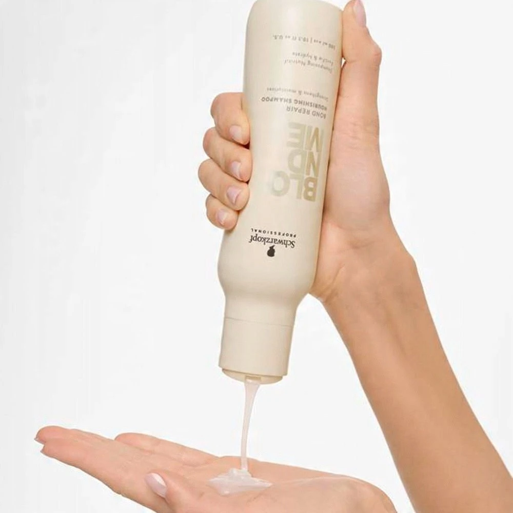 Schwarzkopf Professional BlondMe Bond Repair maitininantis Šampūnas maitinantis šampūnas šviesiems plaukams, 300 ml