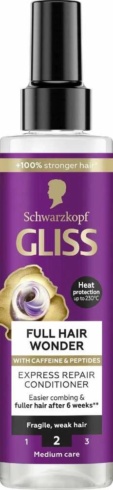SCHWARZKOPF Gliss Full Hair Wonder Express plaukų kondicionierius 200 ml