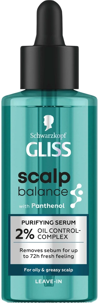 Gliss Kur Schwarzkopf Gliss Scalp Serum valomasis plaukų ir galvos odos serumas 100 ml (681800)