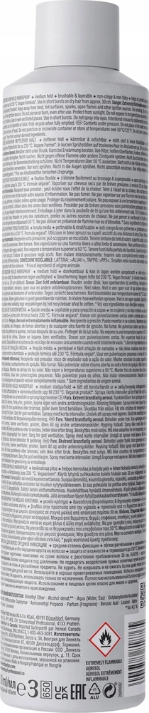 Schwarzkopf Osis Elastic vidutinės fiksacijos plaukų lakas 500ml