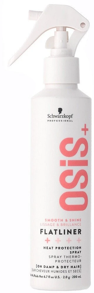 Purškiama apsauga nuo karščio plaukams Schwarzkopf Professional OSIS+ Flatliner (1) 200 ml