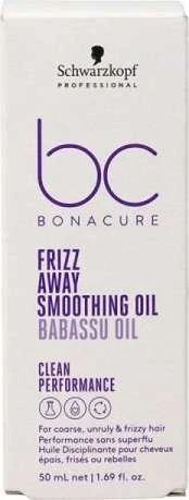 Glotninamasis plaukų aliejus Schwarzkopf Professional Bonacure Frizz Away Smoothing Oil with Babassu Oil 50ml