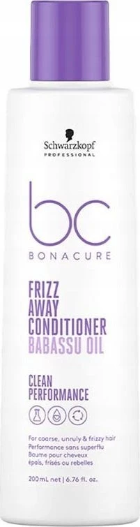 Schwarzkopf Professional BC Bonacure Frizz Away Conditioner kondicionierius nepaklusniems plaukams, 200 ml