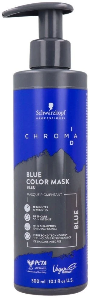 Schwarzkopf Plaukų spalvos kaukė Chroma ID 300 ml - Mėlyna