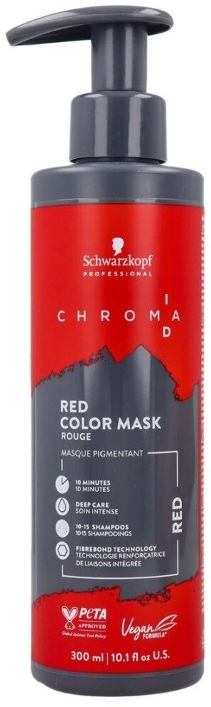 Schwarzkopf Chroma ID Color Mask 300ml - Raudona