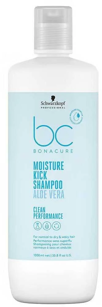 Schwarzkopf Professional Bc Bonacure Moisture Kick Aloe Vera Šampūnas šampūnas normaliems, sausiems plaukams, 1000 ml