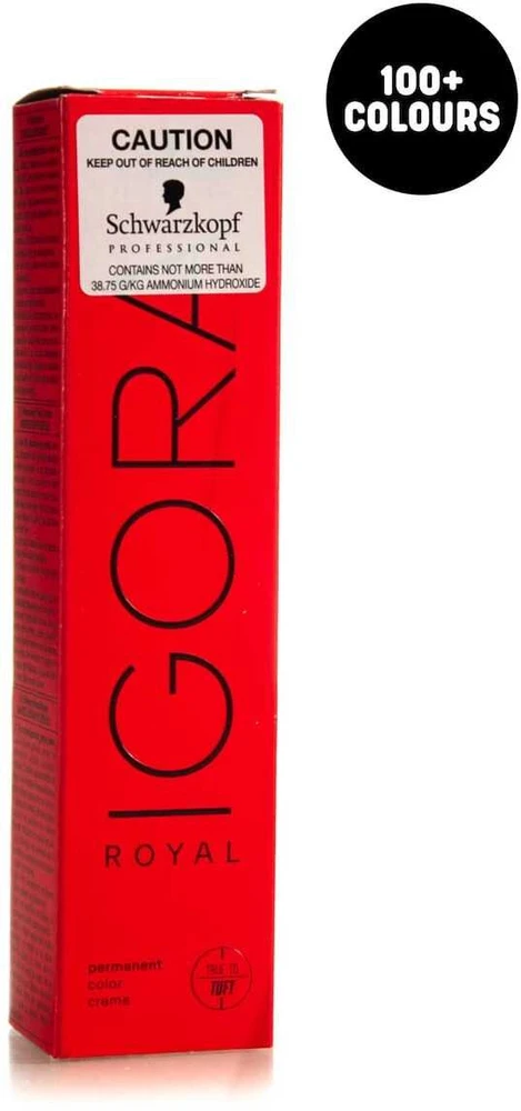 Schwarzkopf Profesionalūs plaukų dažai, Igora Royal, Permanent Hair Dye, 6-99 Dark Skirtas šviesiems plaukams Violet Extra, 60 ml