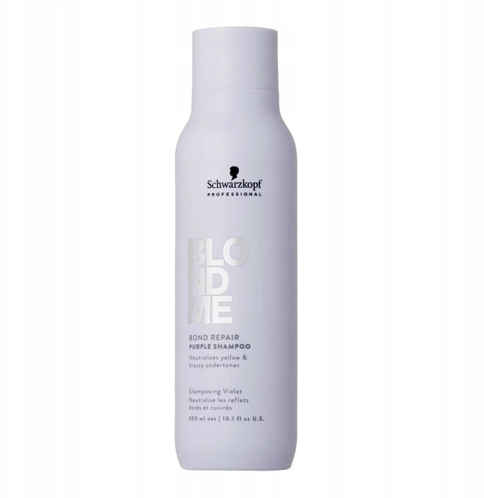 Schwarzkopf Professional BlondMe Bond Repair Violetinė Šampūnas šampūnas šviesiems plaukams, 300 ml
