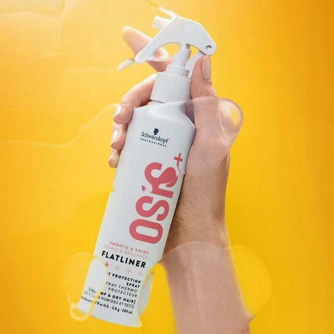 Purškiama apsauga nuo karščio plaukams Schwarzkopf Professional OSIS+ Flatliner (1) 200 ml