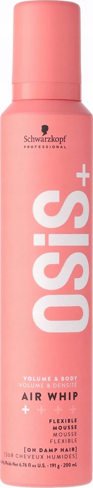 Apimties suteikiančios plaukų putos Schwarzkopf Professional OSIS+ Air Whip (1) 200 ml