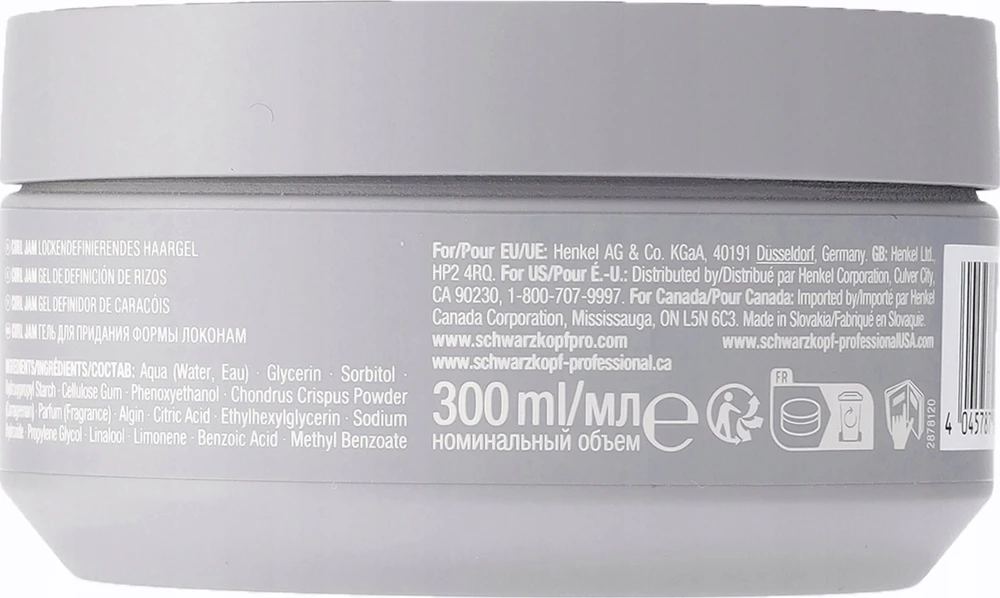 Gelis garbanotiems plaukams Schwarzkopf Professional OSIS + Curl Jam (1) 300 ml