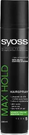 Syoss Max Hold - formavimo priemonė, 300 ml