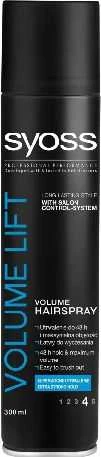 Syoss Volume Lift Hairspray purškiamas lakas, suteikiantis plaukams Extra Strong apimties, 300 ml