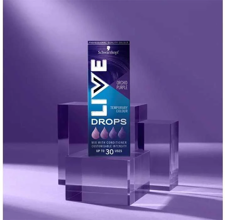Schwarzkopf Live Drops Orchid Violetinė, 30 ml