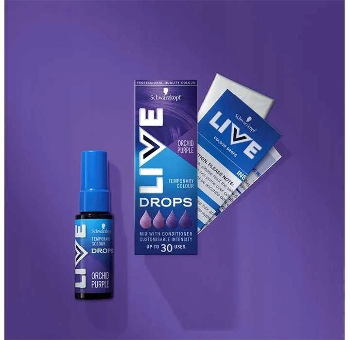 Schwarzkopf Live Drops Orchid Violetinė, 30 ml