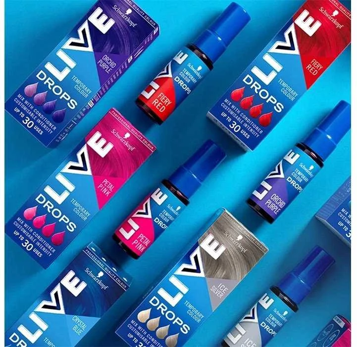 Schwarzkopf Live Drops Orchid Violetinė, 30 ml