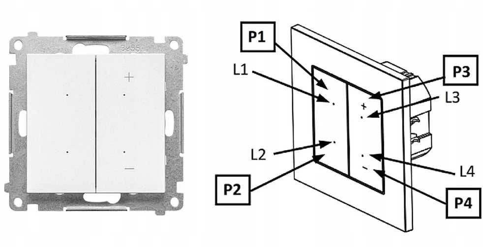Kontakt Simon BLOKIAMAS LED RAKTAS MATINIS Baltas SIMON55