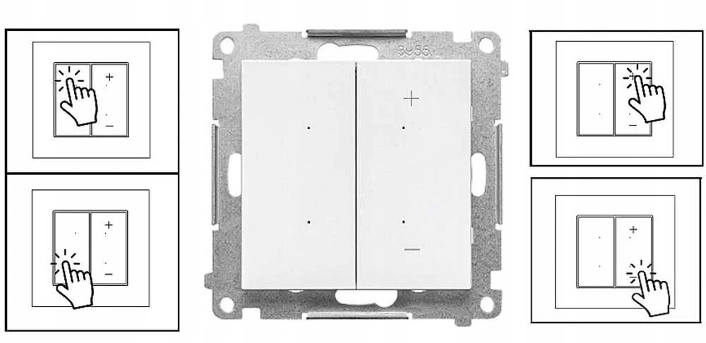 Kontakt Simon BLOKIAMAS LED RAKTAS MATINIS Baltas SIMON55