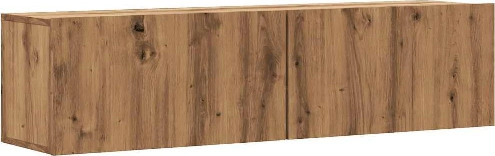 TV staliukas Sieninė TV spintelė, artisano, 120x30x30cm, apdirbta mediena