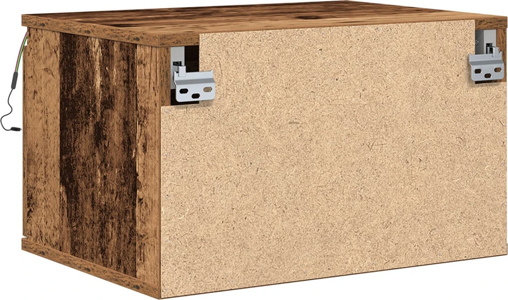 Sieninis naktinis staliukas 2 pcs Sena mediena 50 x 36 x 30 cm