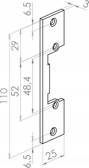 Scot BS-110 Elektromagnetinio skląsčio plokščia plokštė 110mm