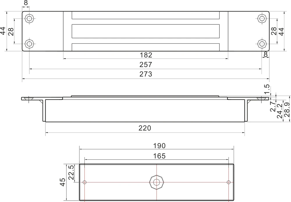 SCOT EL-800MS SCOT Elektromagnetinė sklendė įleidžiama 350kg