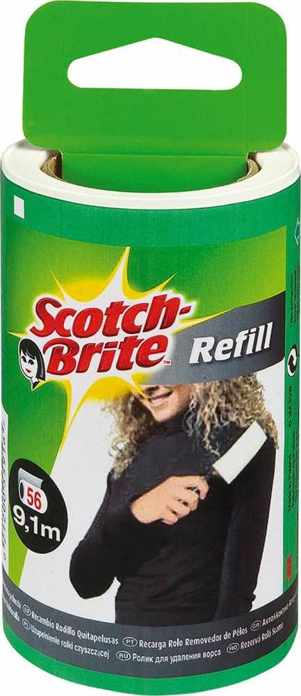 Scotch Kasetė do rolki czyszczącej BRITE Sidabrinis, 56 listków