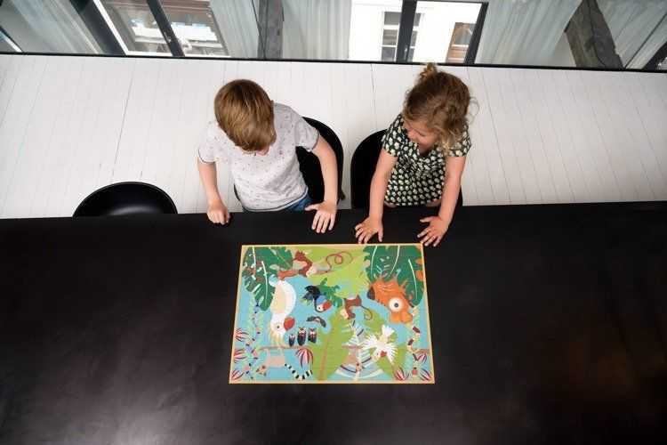 Dėlionė Scratch Scratch, JUNGLE Puzzle 100 vnt.