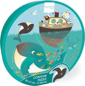 Scratch Scratch, Orca kontūro dėlionė, 31 vnt.