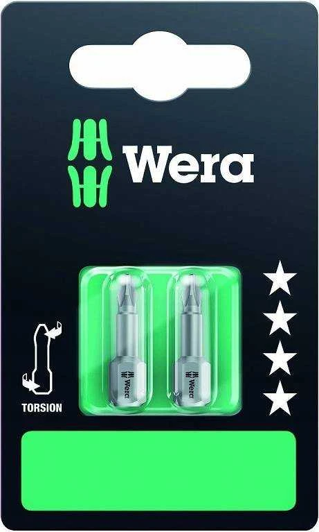 Grąžtas Atsuktuvo antgaliai Wera Torsion 2 vnt PH2 x 25mm