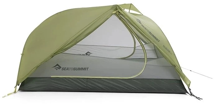 SEA TO SUMMIT Telos Evo Bikepack dviratininkų palapinė su peletrūno spalvos danga