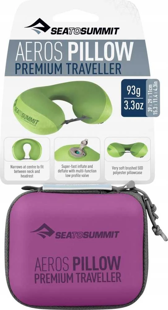 Pagalvė SEA TO SUMMIT Eros Premium Traveller Magenta