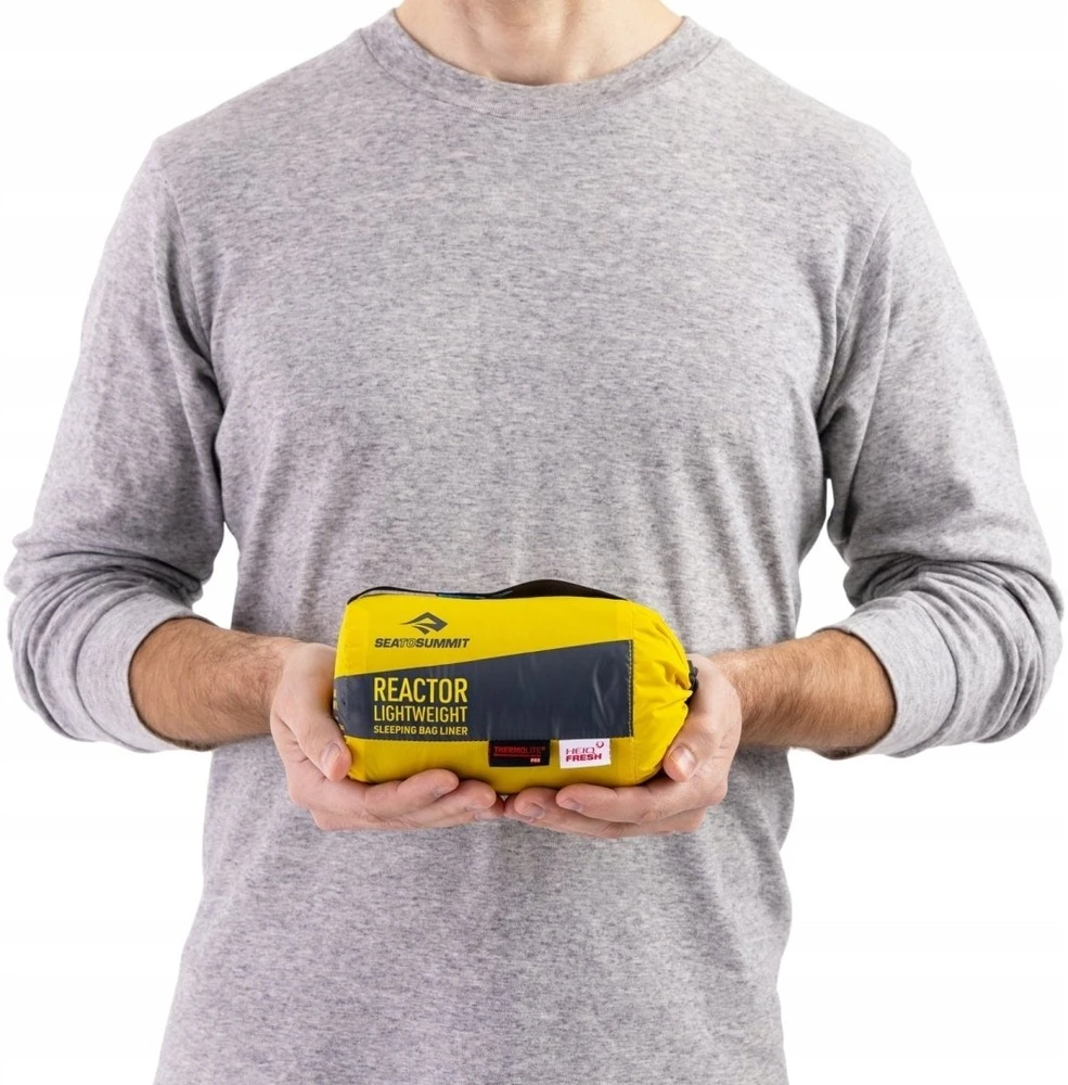 SEA TO SUMMIT Reactor Lightweight Liner įprastas miegmaišio įdėklas, alavo spalvos