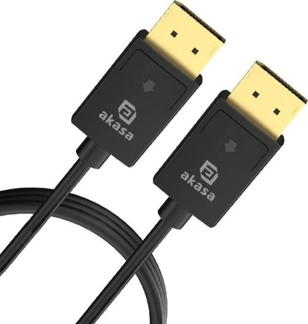 Akasa DisplayPort kabelis su aukso spalvos jungtimis