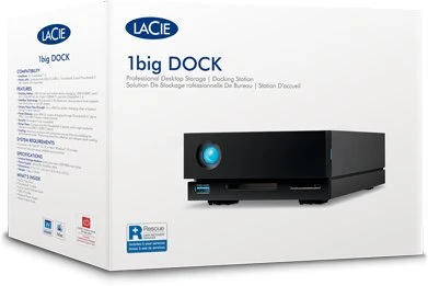 Kietasis diskas „LaCie Seagate LaCie 1big Dock 24Tb Thubolt3 USB 3.1“ diskų masyvas