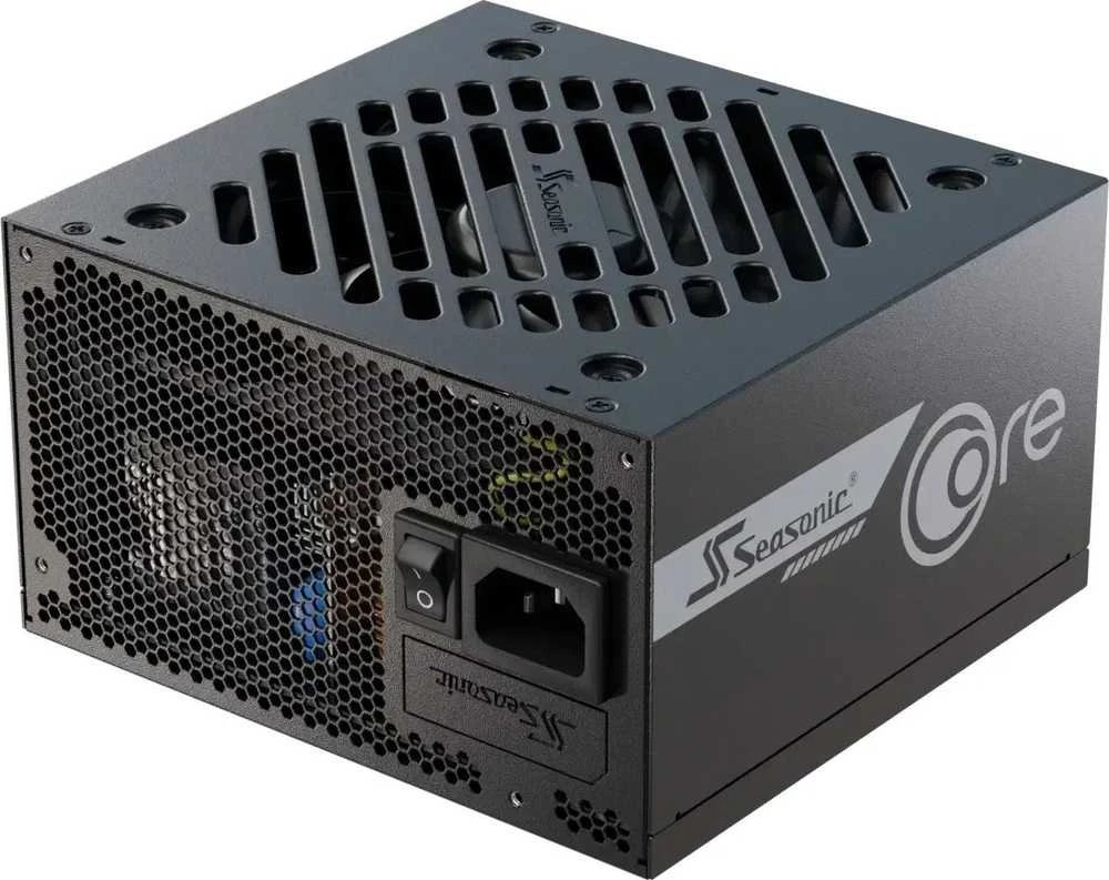 Seasonic Core GX 80 PLUS Gold PSU, modular, ATX 3.1, PCIe 5.1 – 750 Watt, juodos spalvos