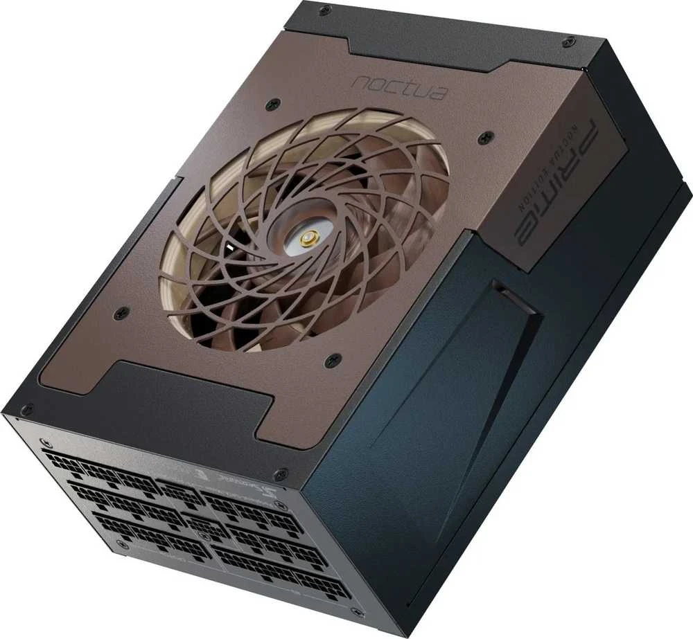 „Seasonic Prime TX-1600 Noctua Edition“ maitinimo šaltinis, „80 PLUS Titanium“, modulinis, ATX 3.1, PCIe 5.0 × 1600 vatų