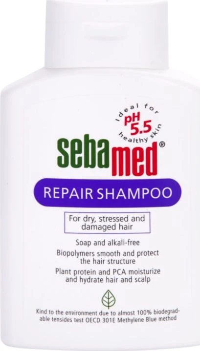 Sebamed Repair Šampūnas regeneruojamasis šampūnas normaliems ir sausiems plaukams 200 ml