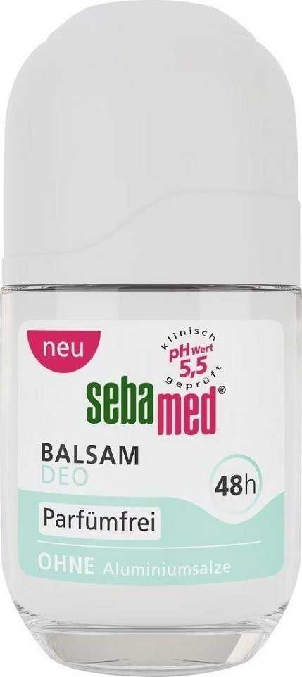 Sebamed Balsam Dezodorantas Be kvepalų Roll-On bekvapis ruloninis dezodorantas 50ml