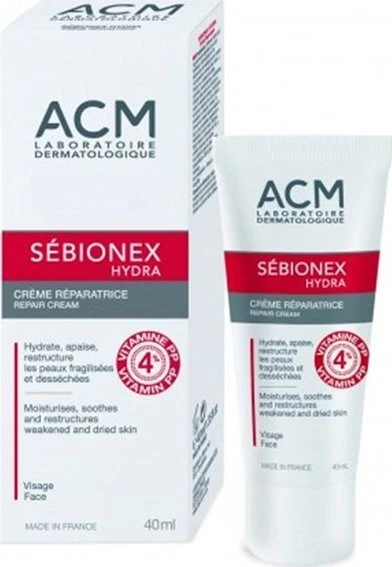 „Laboratoire ACM Sebionex Hydra Repairing“ veido kremas, 40 ml