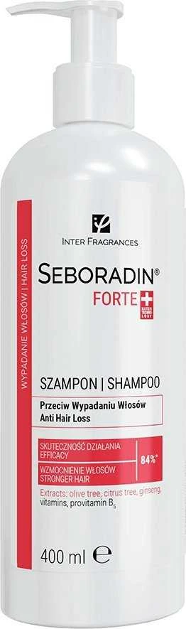 SEBORADIN Forte Anti-hair Loss Šampūnas šampūnas nuo plaukų slinkimo, 400 ml
