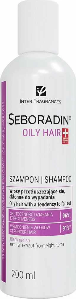 SEBORADIN Oily Hair Šampūnas šampūnas riebiems plaukams, 200 ml