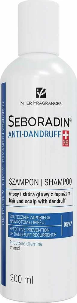 SEBORADIN Nuo pleiskanų Šampūnas šampūnas nuo pleiskanų, 200 ml