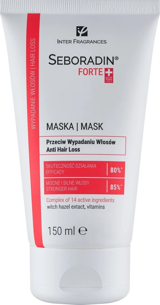 SEBORADIN Forte kaukė nuo plaukų slinkimo, 150 ml