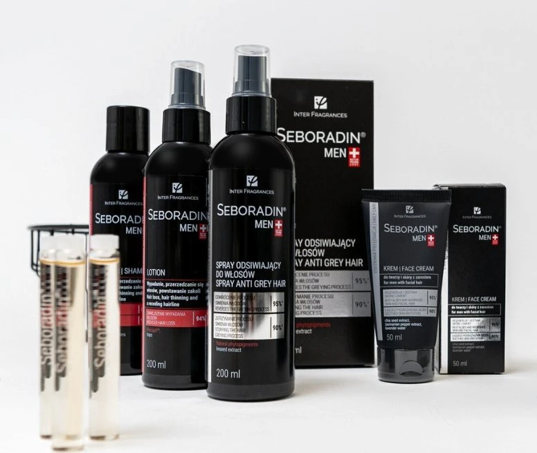 SEBORADIN Men losjonas nuo plaukų slinkimo vyrams, 200 ml