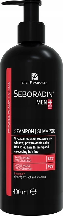 SEBORADIN Men Šampūnas šampūnas vyrams, 400 ml