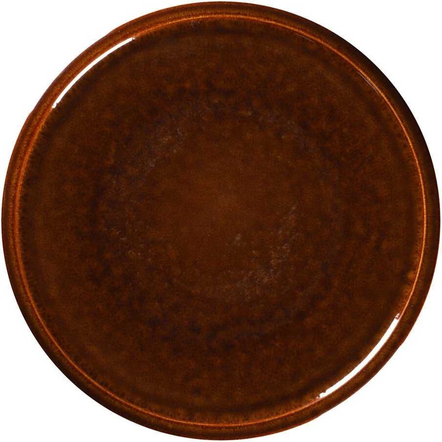 Secret De Gourmet RAK AKMENS plokščia lėkštė 24 cm gintaro spalvos