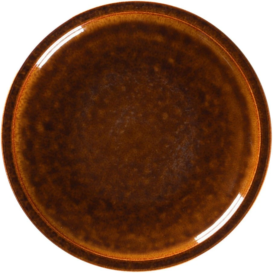 Secret De Gourmet RAK AKMENS plokščia lėkštė 16 cm gintaro spalvos